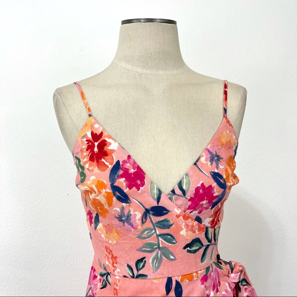Lovers + Friends- Sunset Floral Orchid Dress XS - Picture 2 of 8